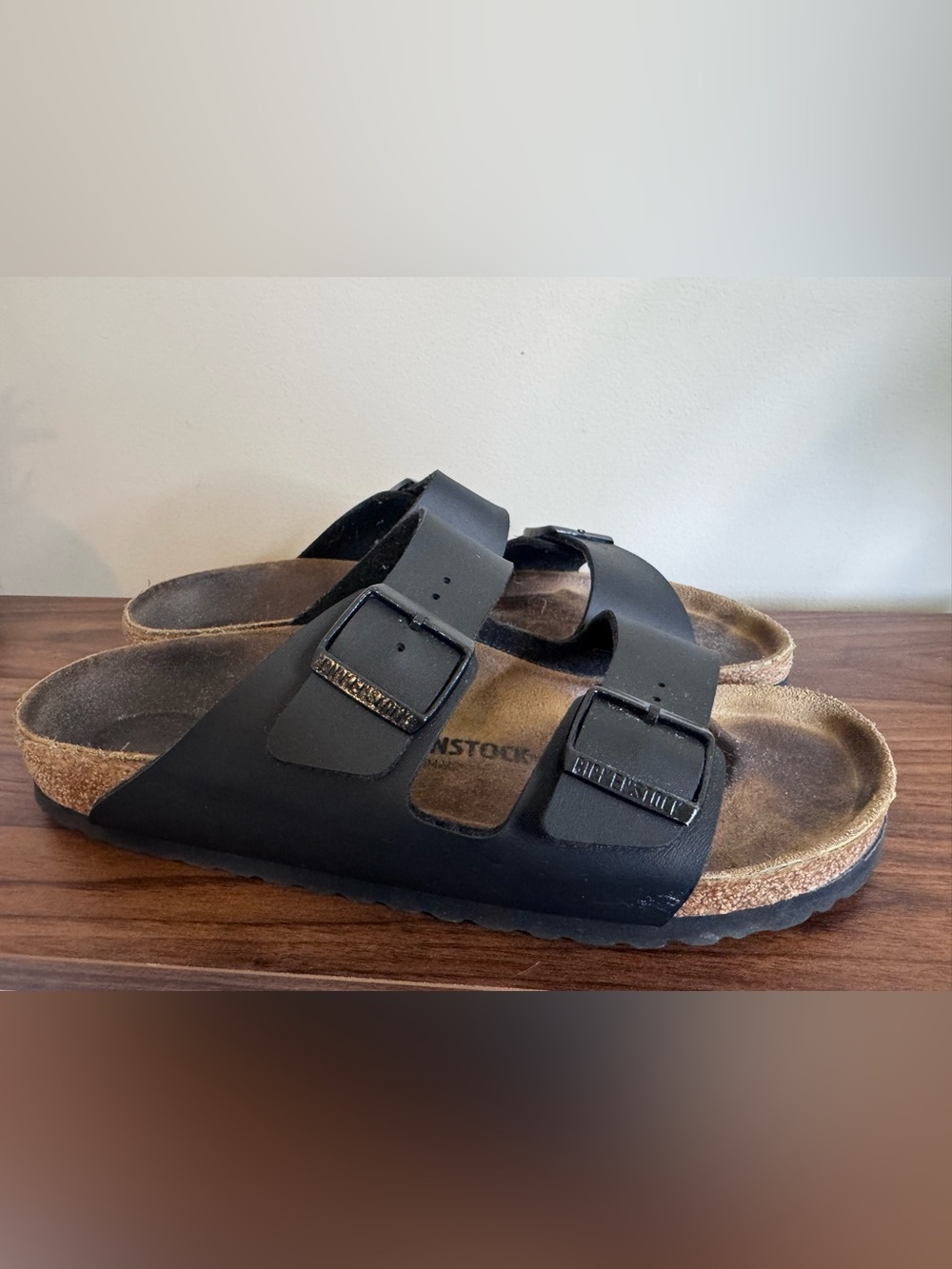 Birkenstock Black Arizona Sandals Size 42